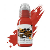 Краска World Famous Tattoo Ink Dima NBK - Fire Red #1 - 30 мл